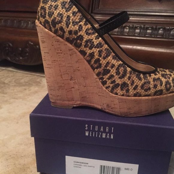 Stuart Weitzman Leopard Wedges - Picture 9 of 10